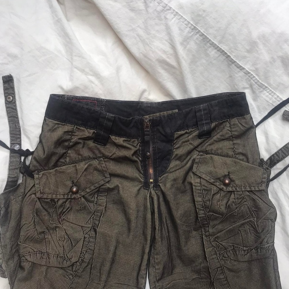 Marithé et François Girbaud Striped Cropped Trousers